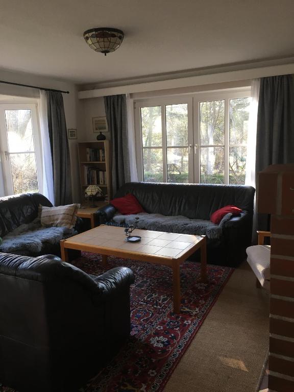 Posezení v ubytování Ferienwohnung Westerheide