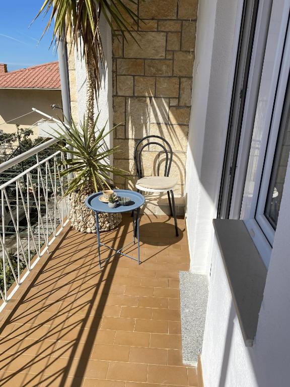 Balkón alebo terasa v ubytovaní Apartments Skako