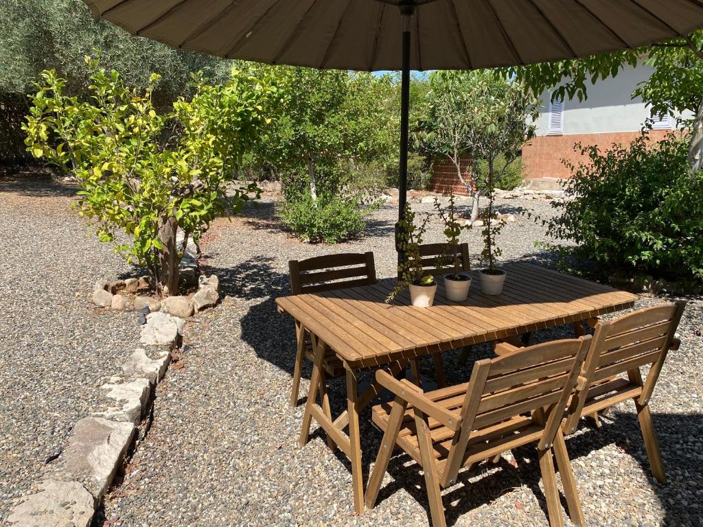 Zahrada ubytování Detached holiday house, 2 bedrooms, private garden, pool