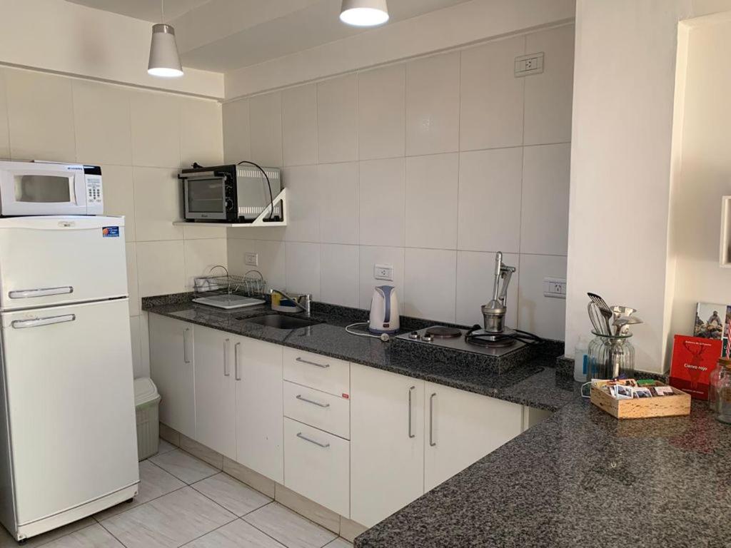 مطبخ أو مطبخ صغير في Oko Apartment