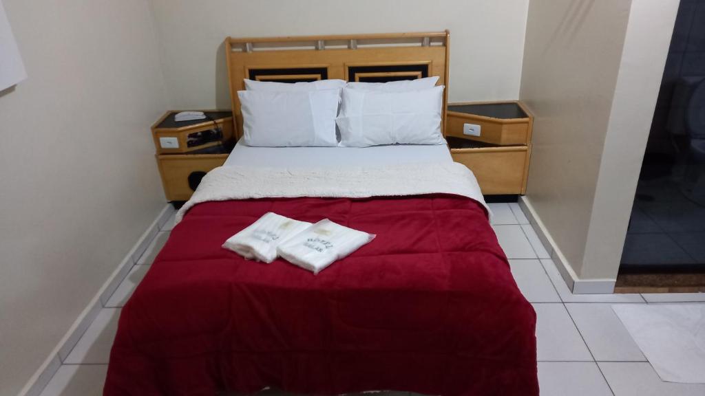 Postel nebo postele na pokoji v ubytování Hotel Dalias