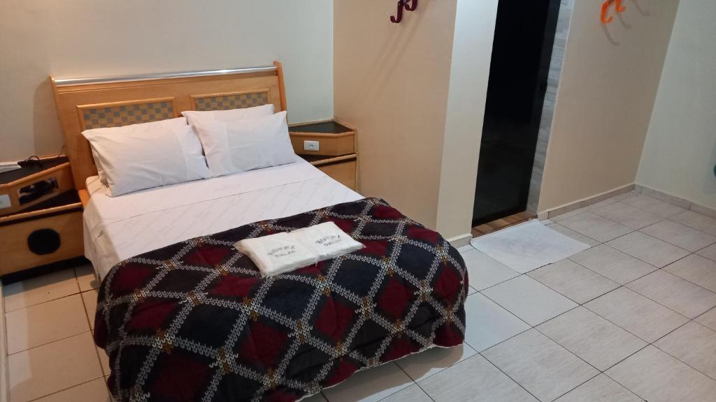 Postel nebo postele na pokoji v ubytování Hotel Dalias