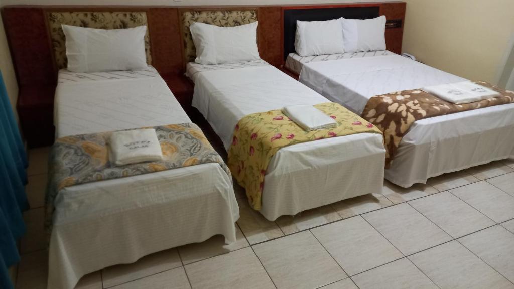 Postel nebo postele na pokoji v ubytování Hotel Dalias