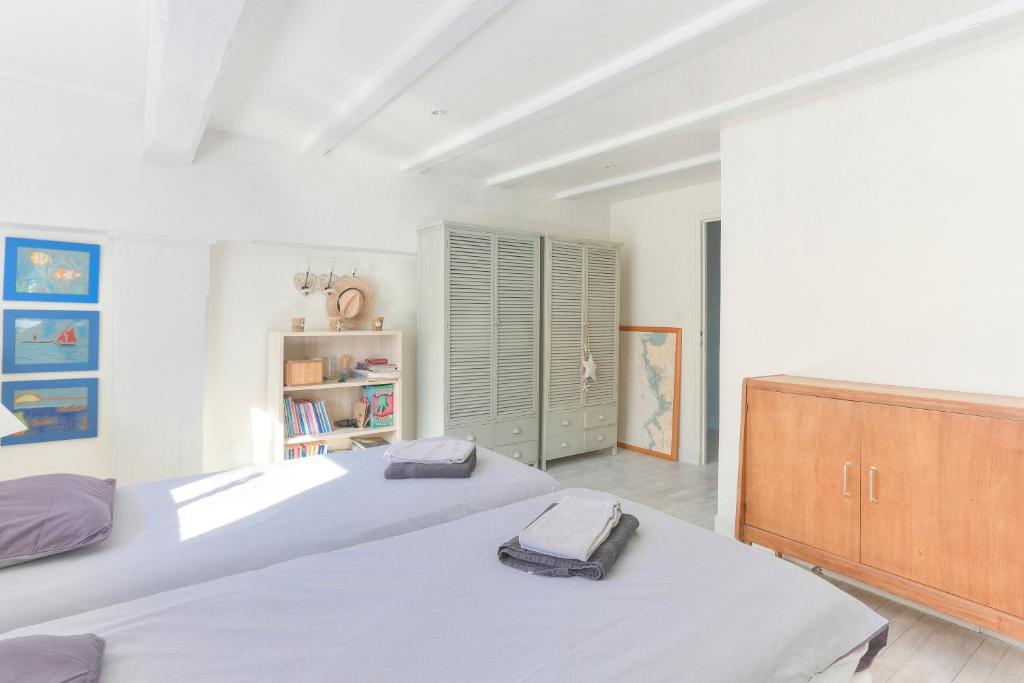 Posteľ alebo postele v izbe v ubytovaní Le Totem - Duplex 2 chambres