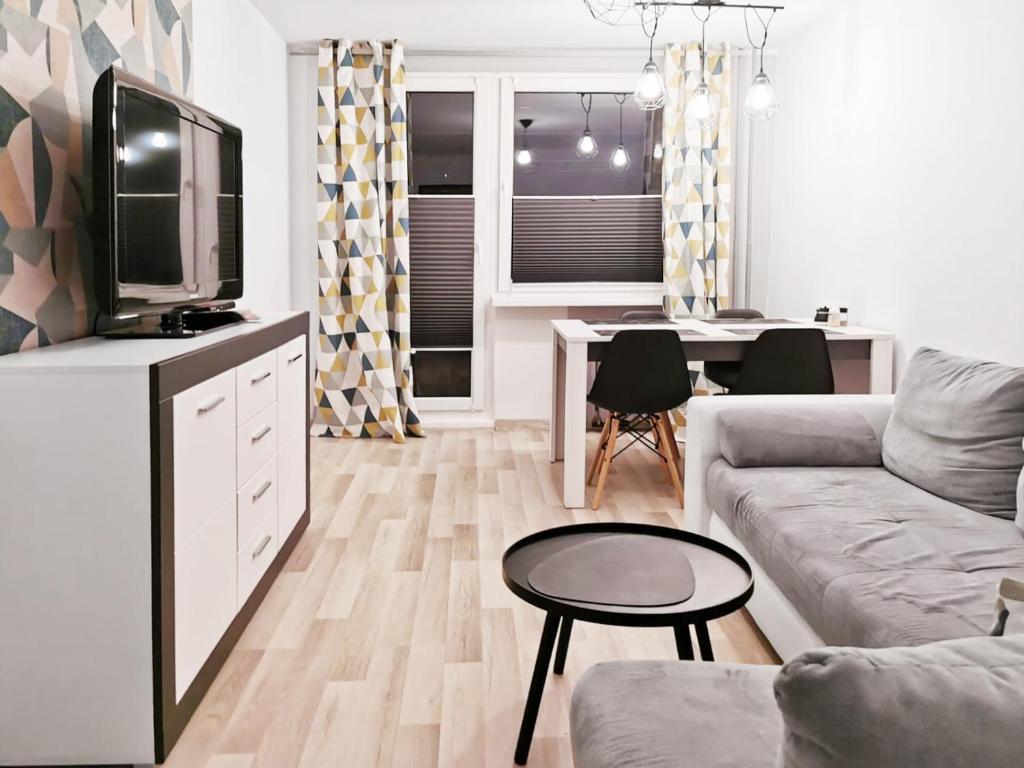 Posezení v ubytování Apartament Zakątek - Centrum