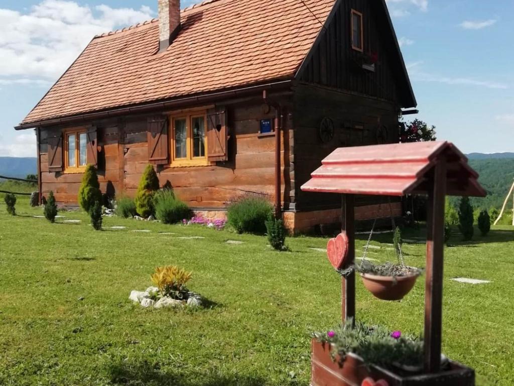 Vonkajšia záhrada v ubytovaní Stara hiža Vlašić