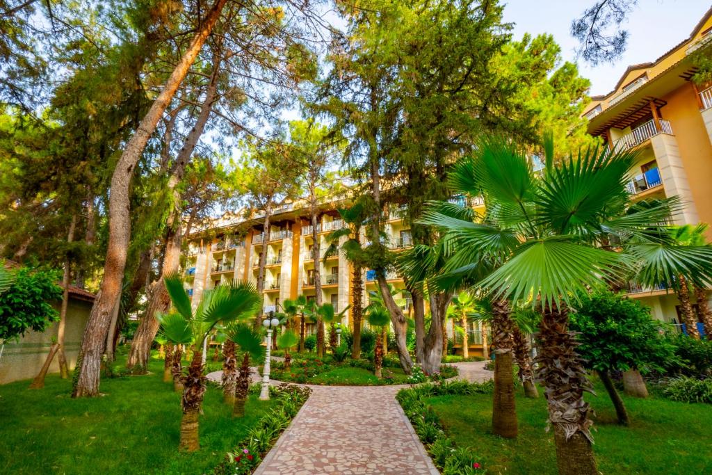 A garden outside Armas Kaplan Paradise
