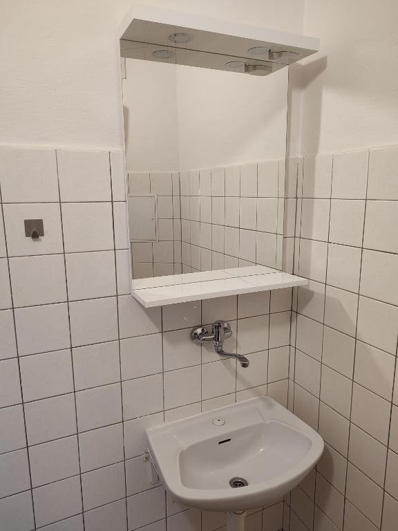 Koupelna v ubytování BEST Hotel Garni