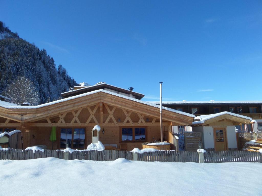 Luxury Chalets Wiesenruh v zimě