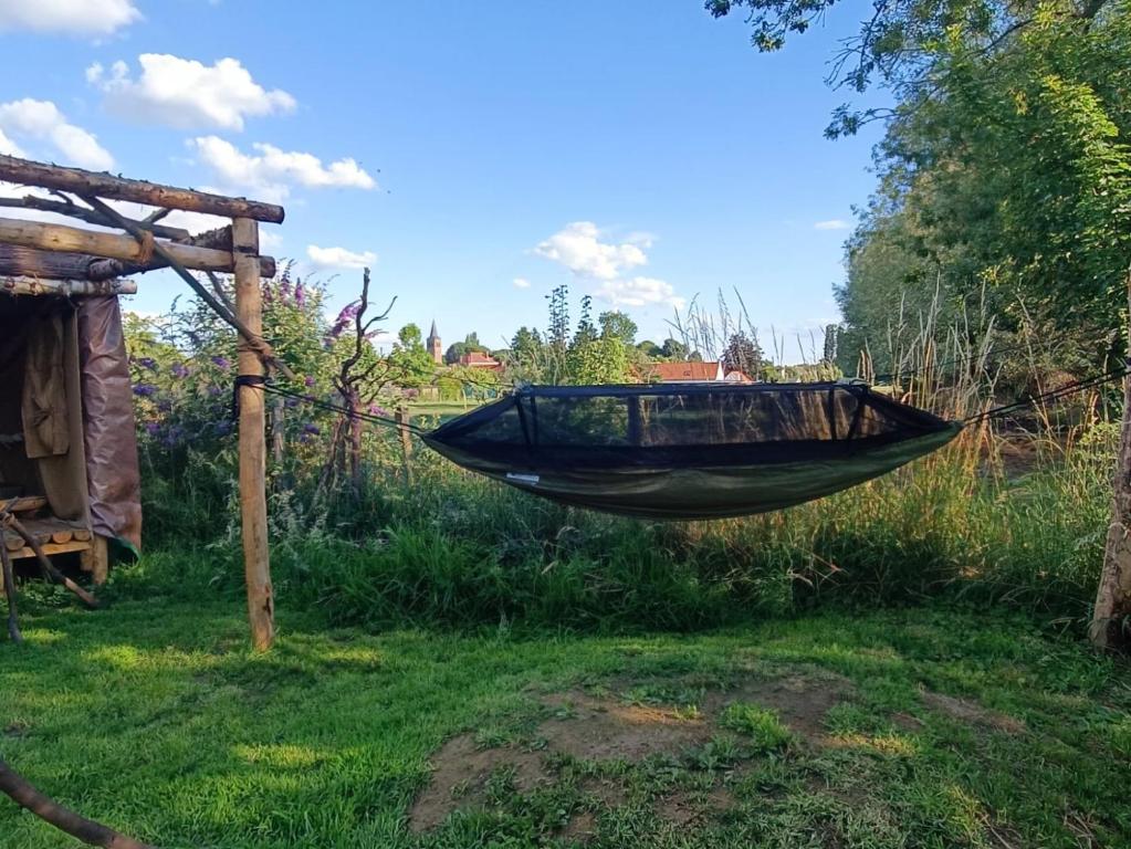 Zahrada ubytování Au Pied Du Trieu, The Shelter