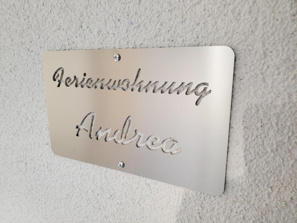 Certifikát, hodnocení, plakát nebo jiný dokument vystavený v ubytování Andrea