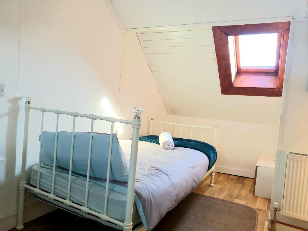 Postel nebo postele na pokoji v ubytování Teach Eoin