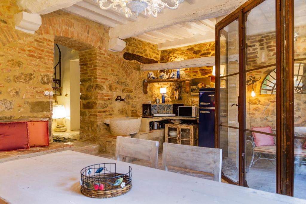 Kuchyň nebo kuchyňský kout v ubytování Casa Pereta