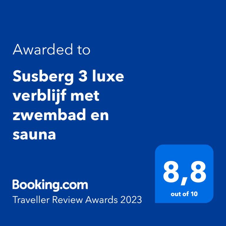 Susberg 3 luxe verblijf met zwembad en sauna - Appartamento Con Una Camera Da Letto