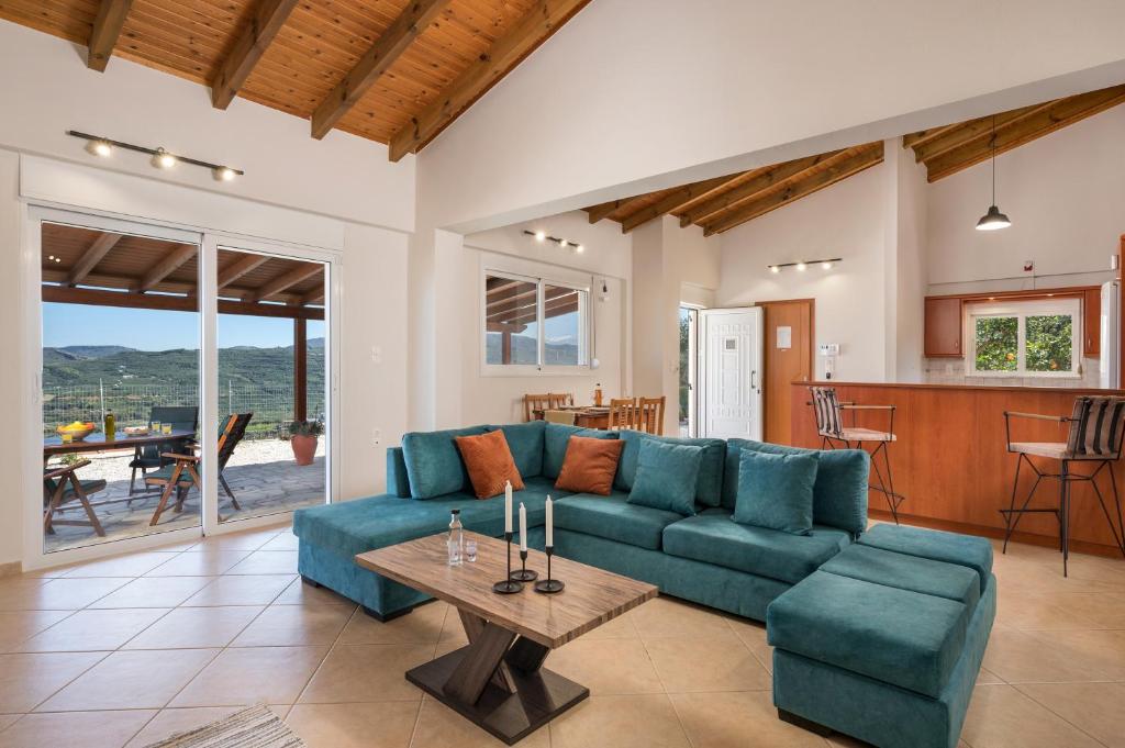 Posedenie v ubytovaní Villa Cleronomia, private pool, seaview,