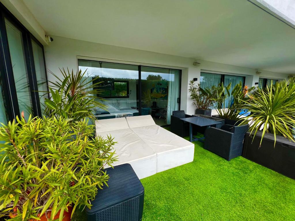 Zahrada ubytování VILLA MIAMI