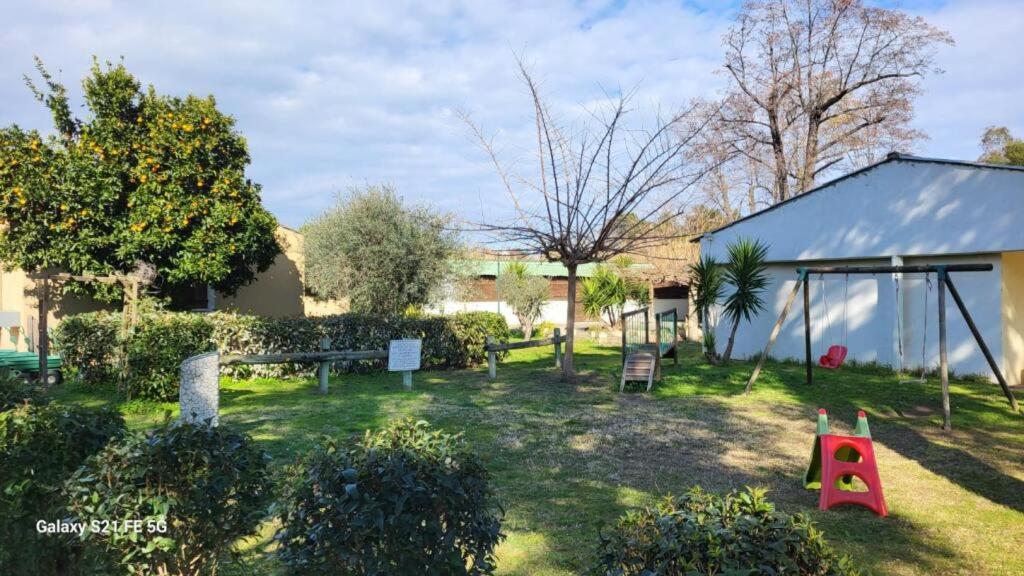 Vonkajšia záhrada v ubytovaní Chalet avec patio en Haute Corse 5 couchages