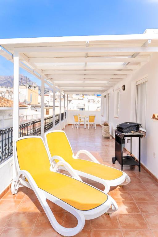Balkón alebo terasa v ubytovaní Ático La Barca by Paradise Gold Rentals