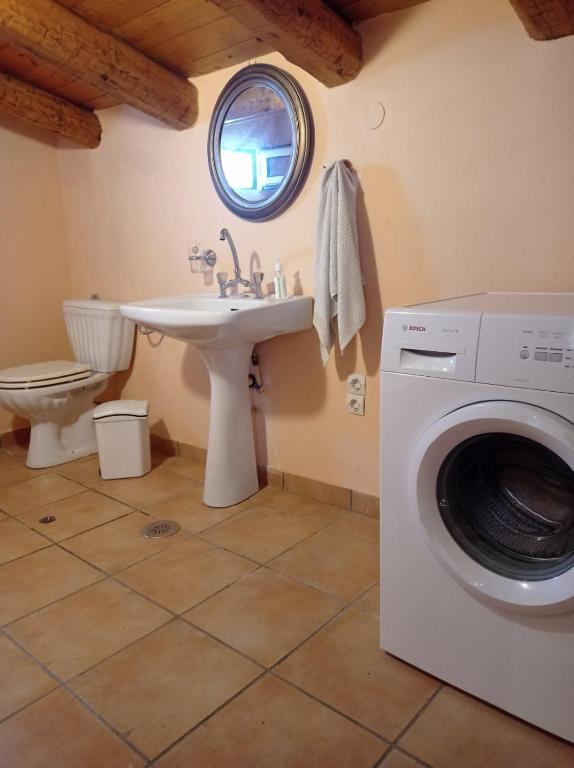 A bathroom at Palazzo con Vista
