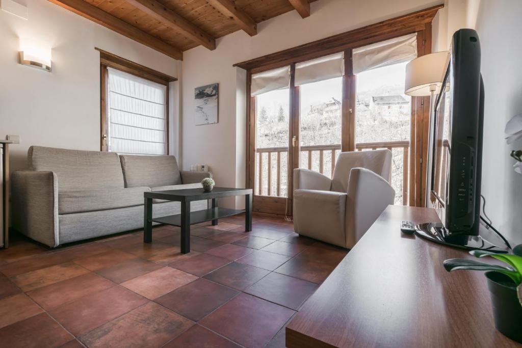 Posedenie v ubytovaní Apartamentos SNÖ Mont Romies Unhola