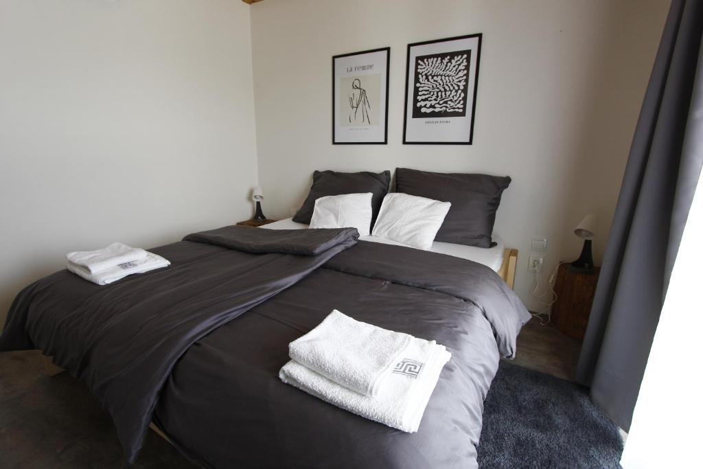 Postel nebo postele na pokoji v ubytování Apartmány Na Smrčku