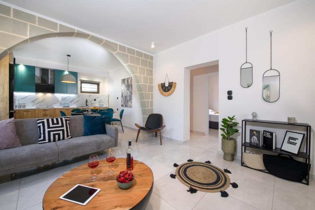 Posedenie v ubytovaní Anastasia & Maria Luxury Residence