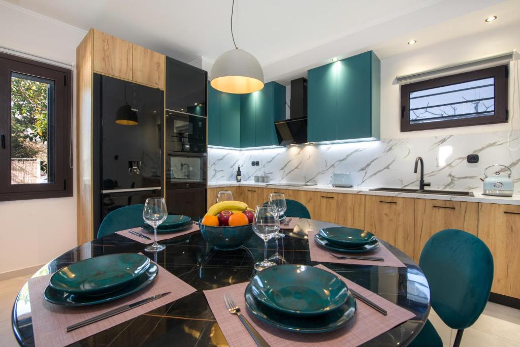 Kuchyňa alebo kuchynka v ubytovaní Anastasia & Maria Luxury Residence