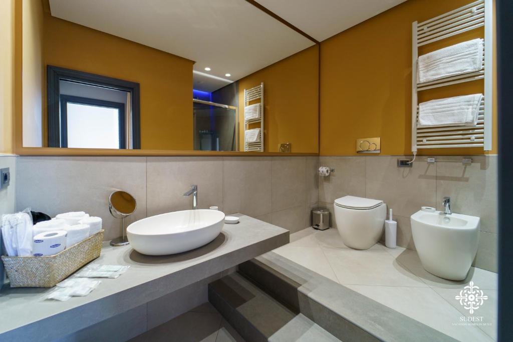 Koupelna v ubytování Matteotti Luxury Residence