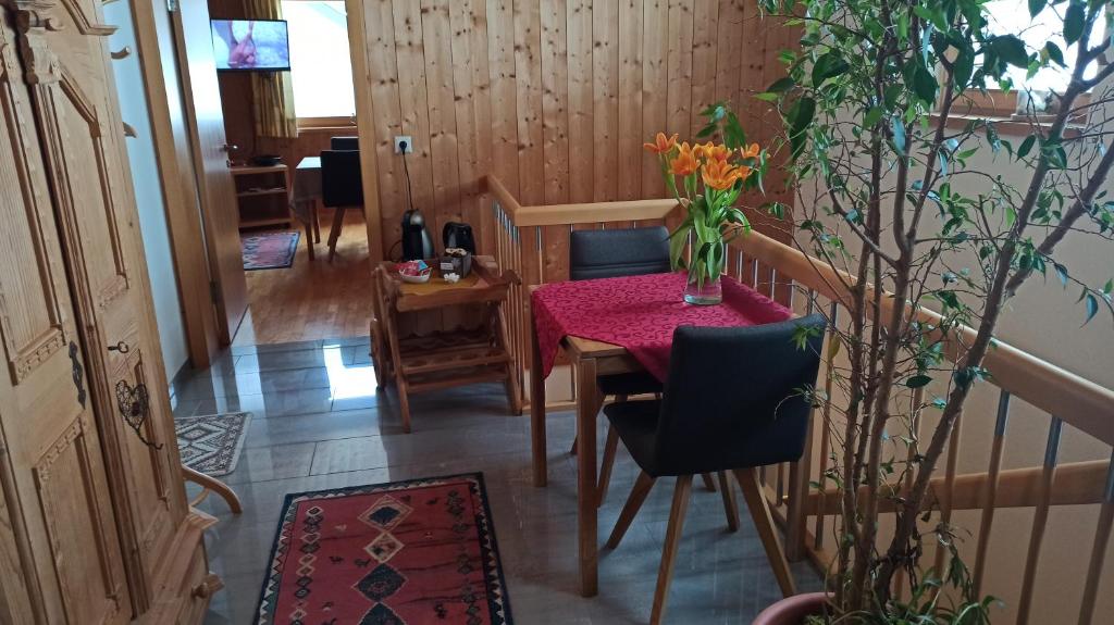 Posezení v ubytování Gästehaus Lutz