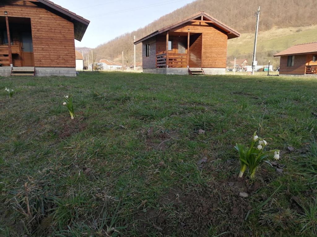 Nespecifikovaný výhled na hory nebo výhled na hory při pohledu z prázdninového domu