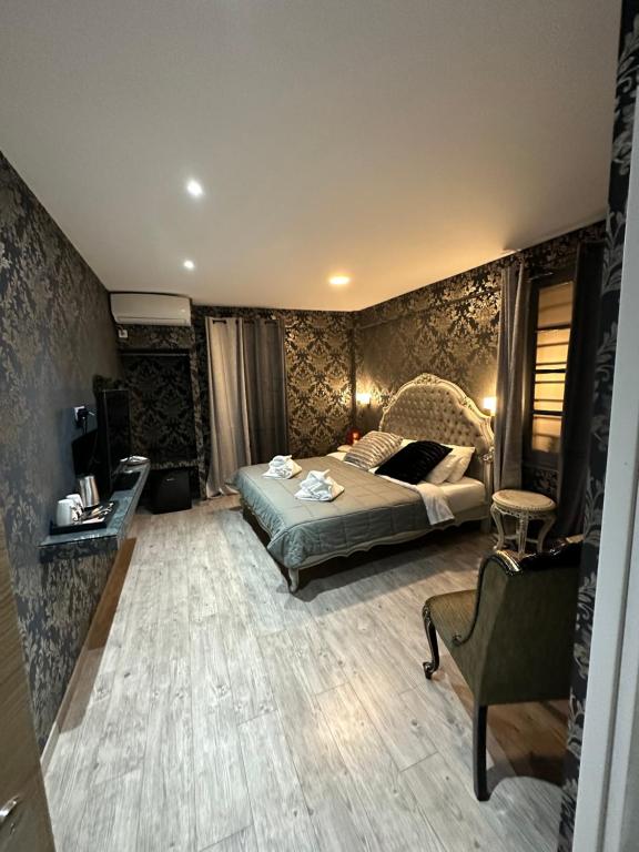 Posteľ alebo postele v izbe v ubytovaní ROH Suites
