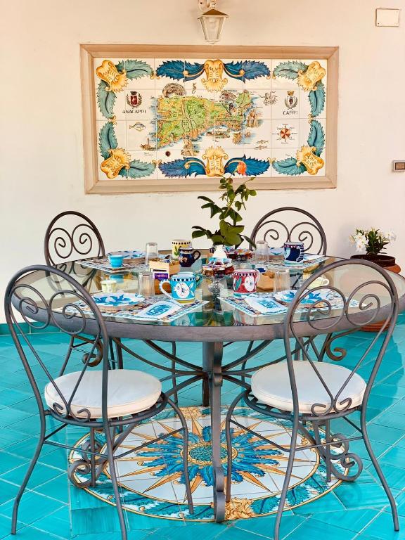 Χώρος καθιστικού στο B&B L'Agapanto