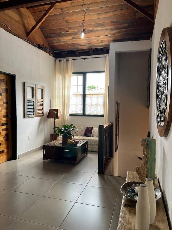 Posezení v ubytování Cama e Café Tiradentes