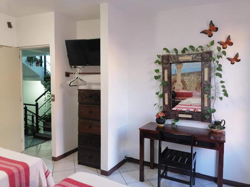 TV o dispositivi per l'intrattenimento presso Casa los Arcos Oaxaca