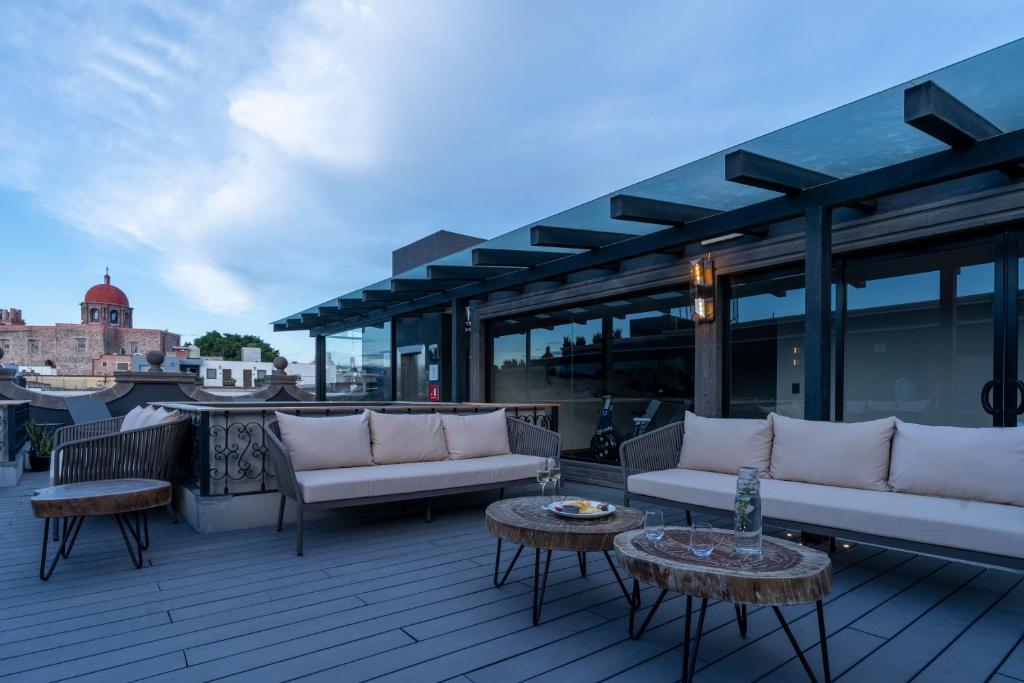 Posezení v ubytování Hotel Patio Santiago