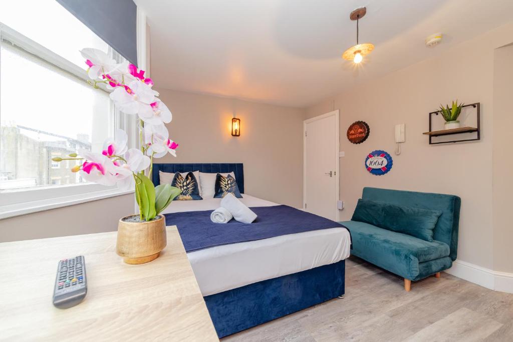 Super Central Studio I Next To Brighton Seafront I King Size Bed I MS19