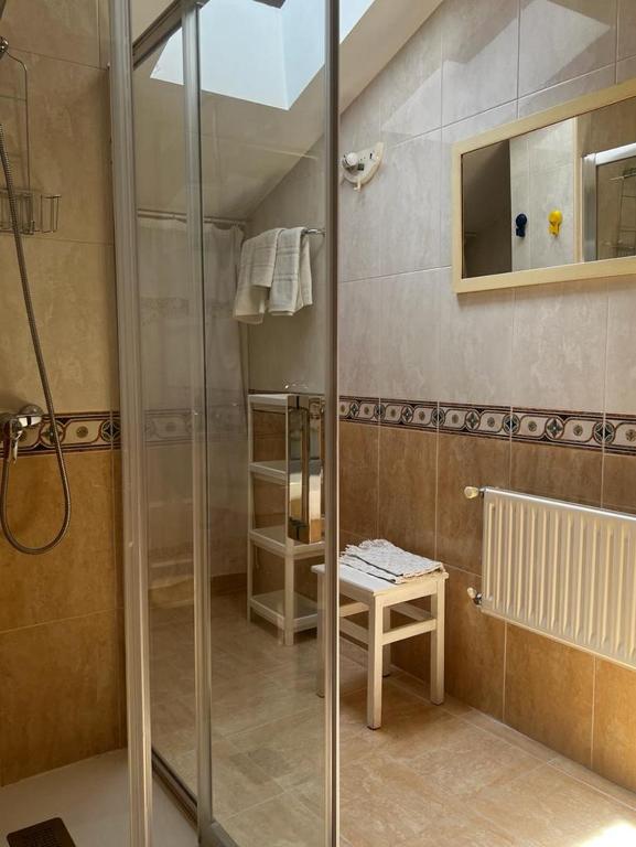 Koupelna v ubytování Camín de la reina