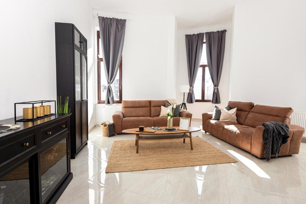 O zonă de relaxare la Kossuth Loft Apartment- Best location in downtown