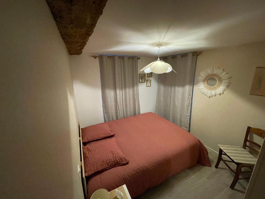 Postel nebo postele na pokoji v ubytování Le Marlo