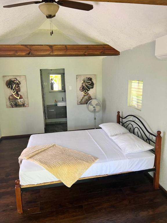 Postel nebo postele na pokoji v ubytování Jamaica Colors Hotel and Eco-Retreat