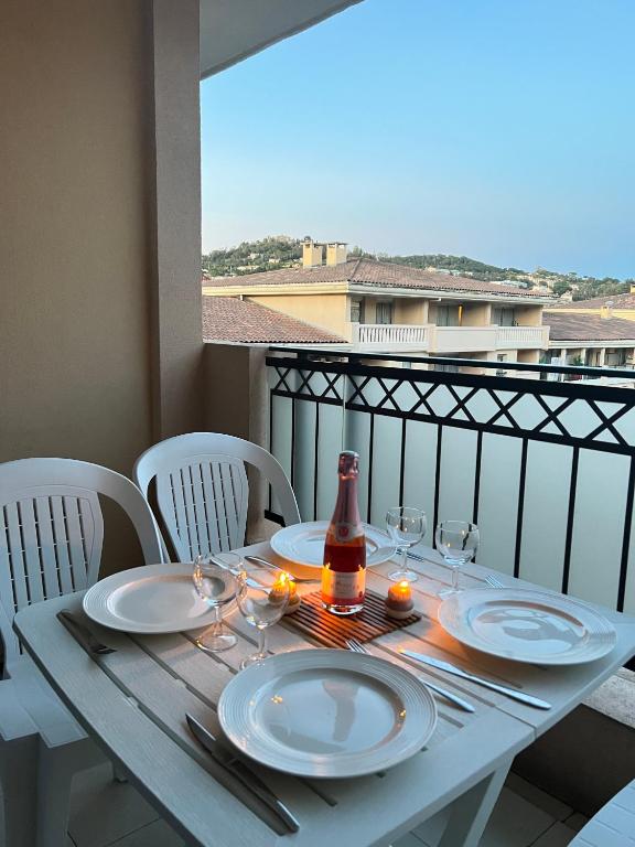 Balkón alebo terasa v ubytovaní Cannes Apartment