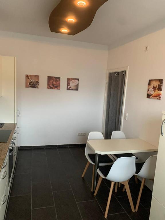 Kuchyň nebo kuchyňský kout v ubytování Mainpark Apartment 4 Schlafzimmer bis zu 10 Personen direkt über AschaffApartment bei Aschaffenburg