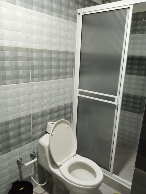 Koupelna v ubytování Casa Maral Hostal