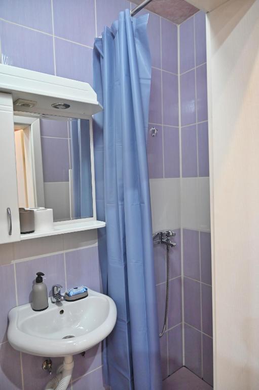 Koupelna v ubytování Apartmani Tomašević