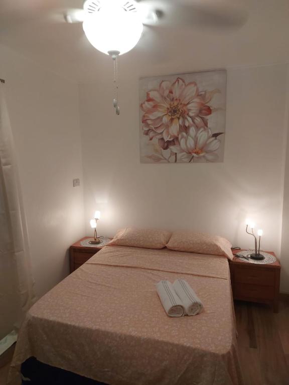 Кровать или кровати в номере Amazing Beach View Apartments