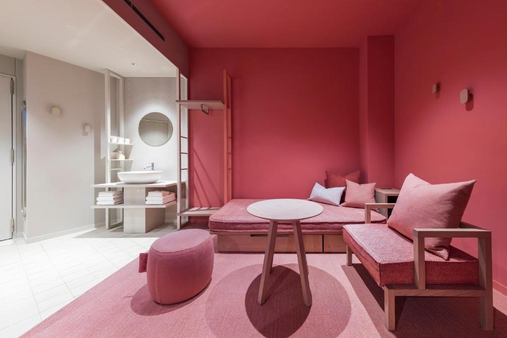 Postel nebo postele na pokoji v ubytování toggle hotel suidobashi TOKYO