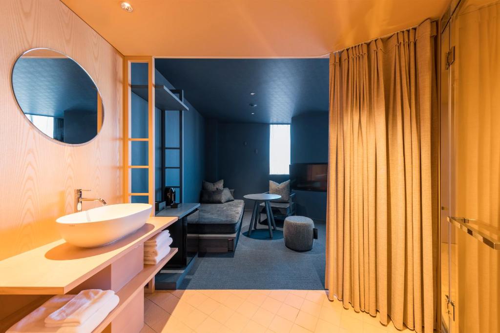 Posezení v ubytování toggle hotel suidobashi TOKYO