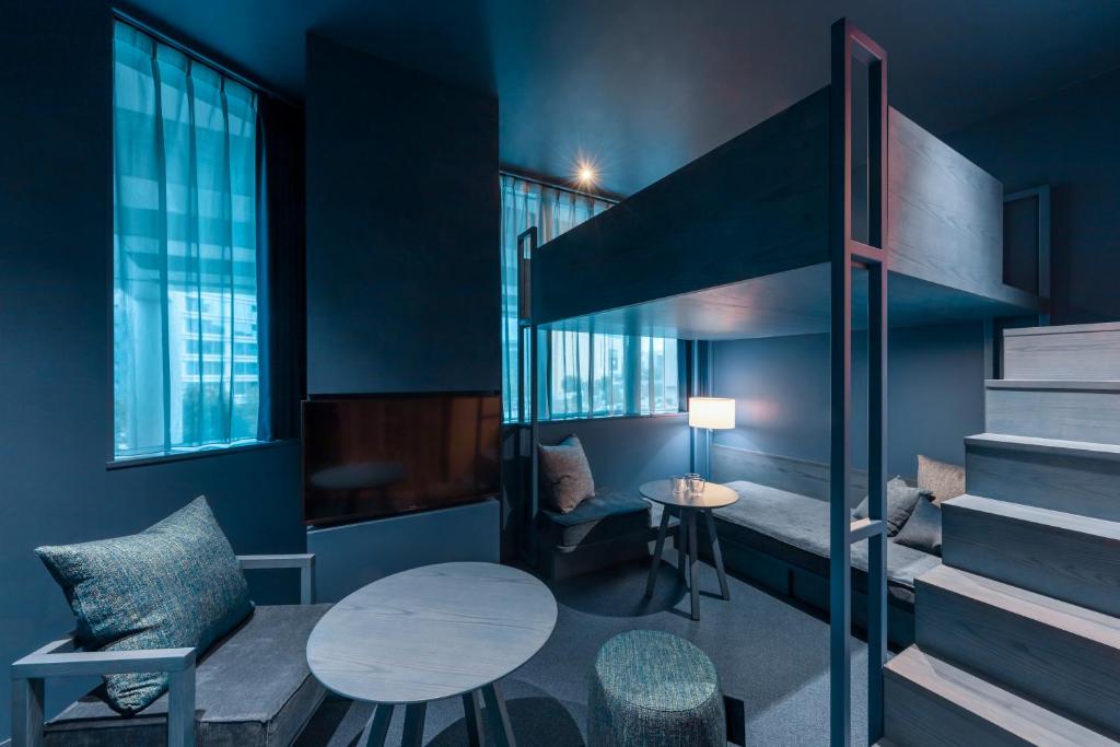 Posezení v ubytování toggle hotel suidobashi TOKYO