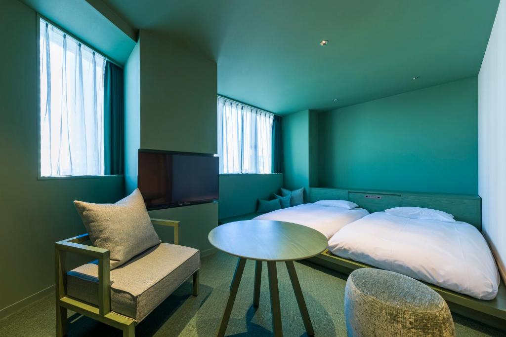 Posezení v ubytování toggle hotel suidobashi TOKYO