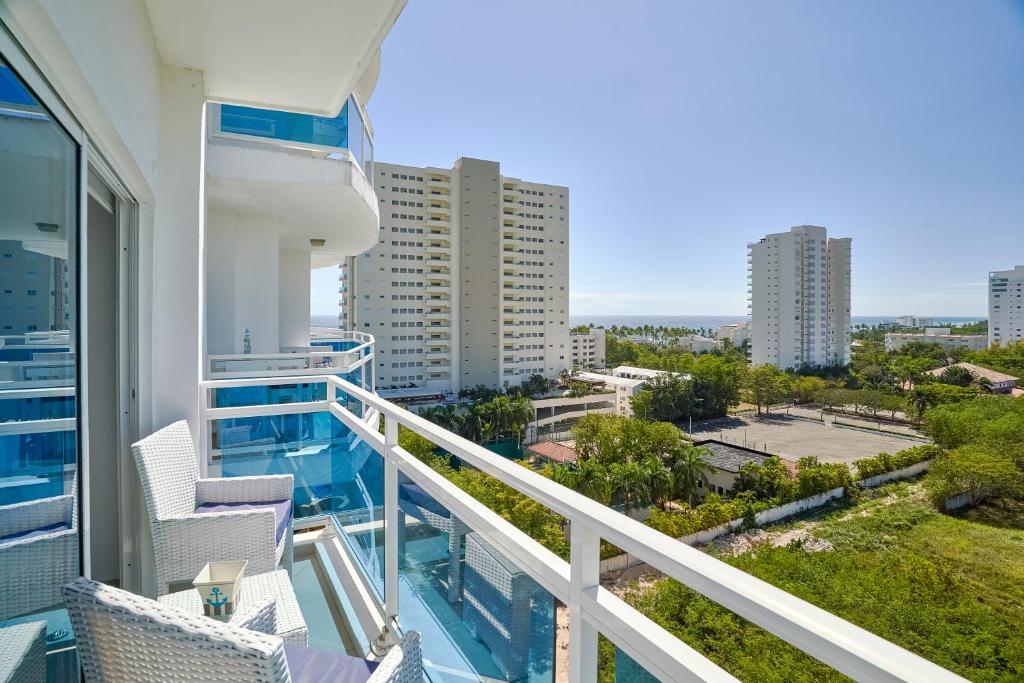Balkón nebo terasa v ubytování Sunset View 2BR Apartamento Juan Dolio Las Velas